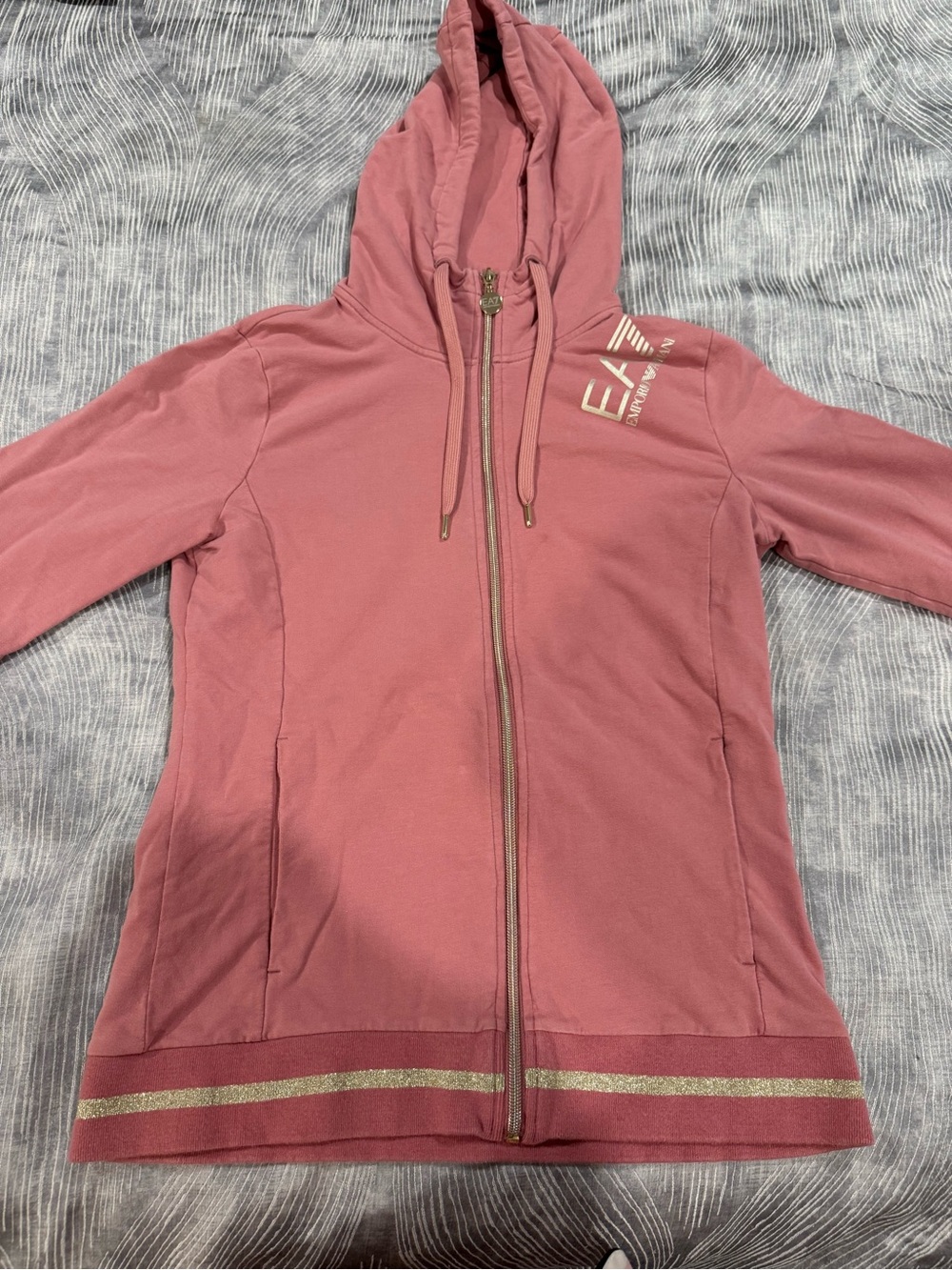 Emporio Armani zip up sweater